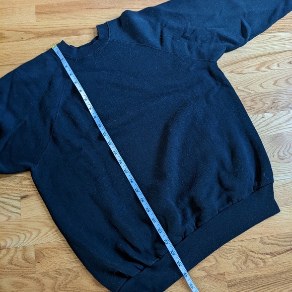 Vintage black crew neck sweatshirt - Picture 6 of 7